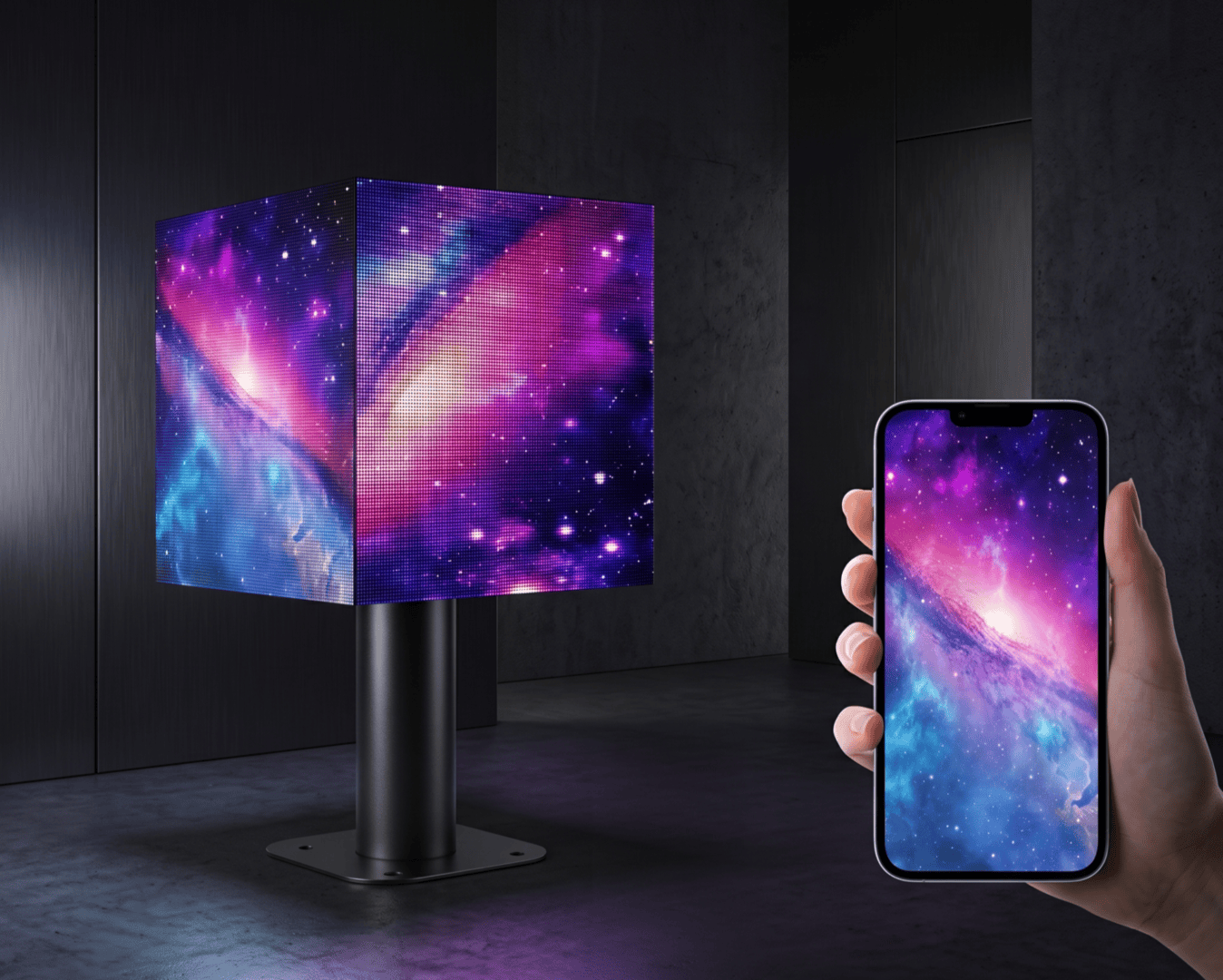 A Floating Holographic Effect
