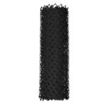 Black PVC-Coated Chain Link Fence Fabric - 6ft ft. x 50 ft. - 11.5 Gauge Core, Weather & Rust Resistant