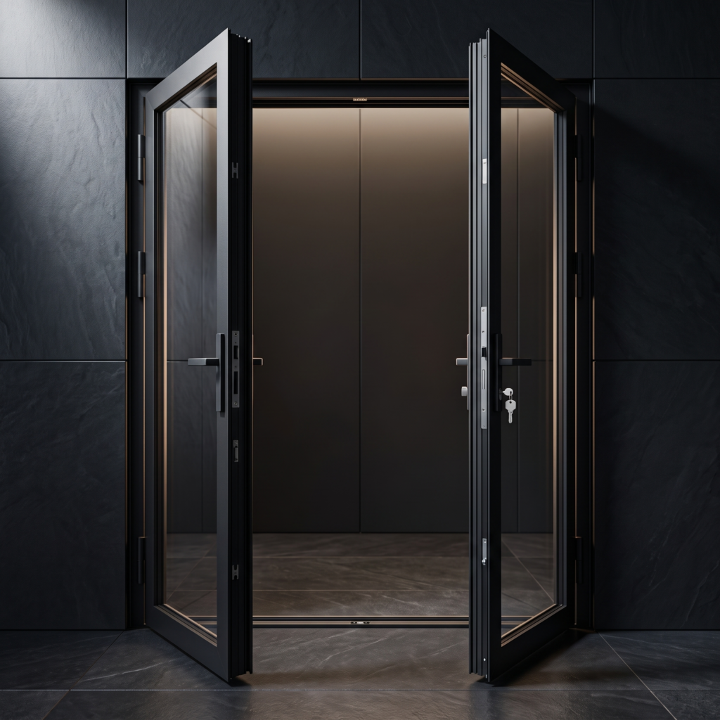 Architectural Aluminum French Doors