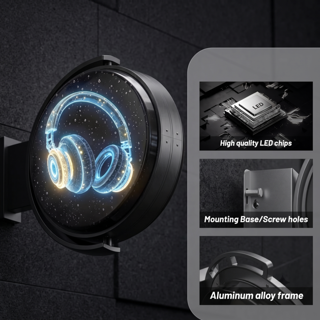 3D Hologram Fan LED Display Screen