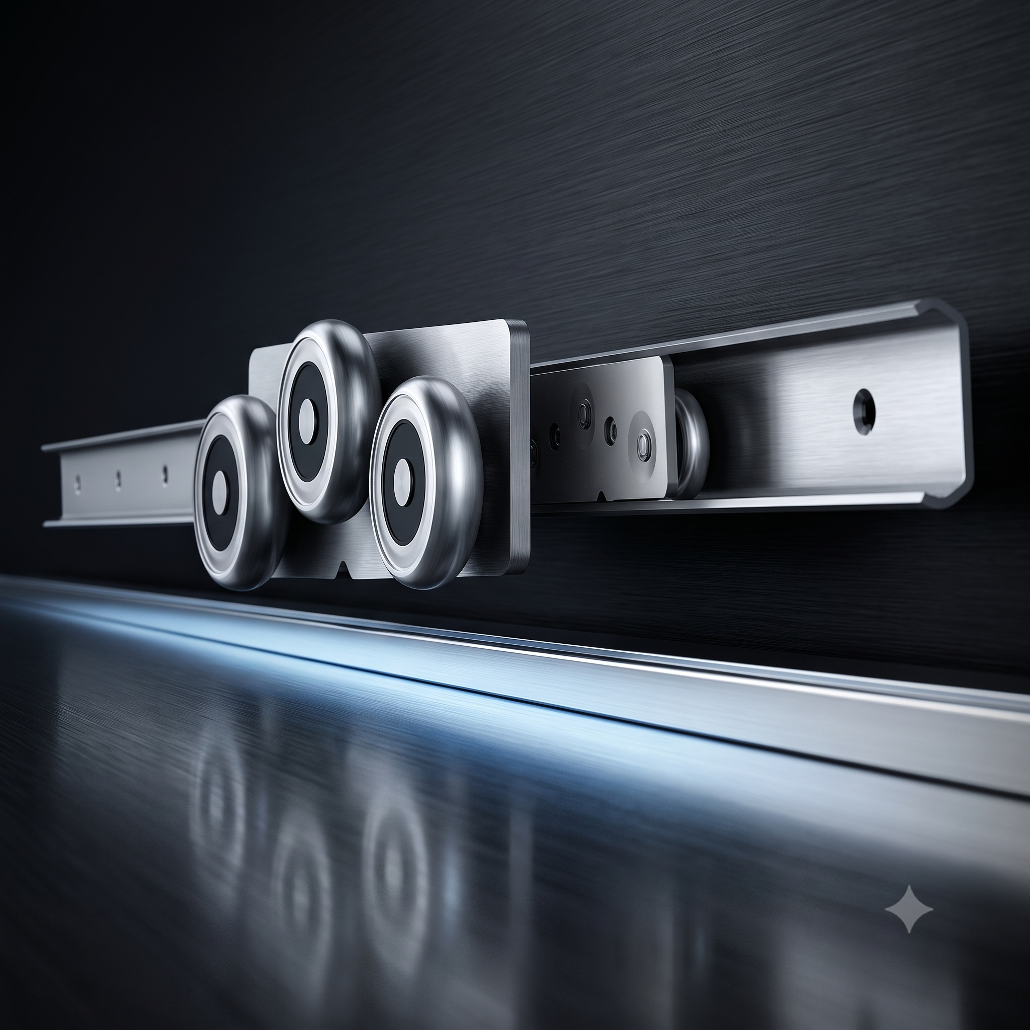 Heavy-Duty Rollers & Track System