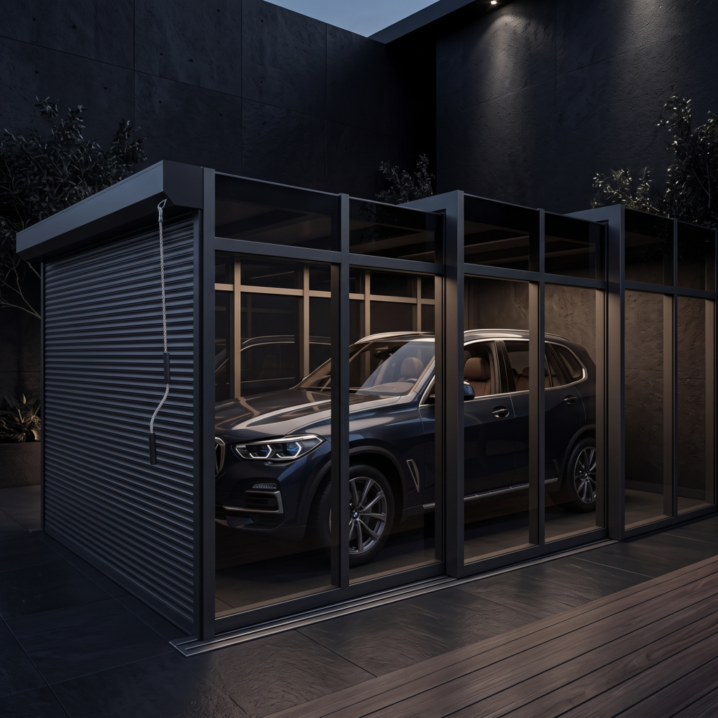 Retractable Foldable Polycarbonate Carports