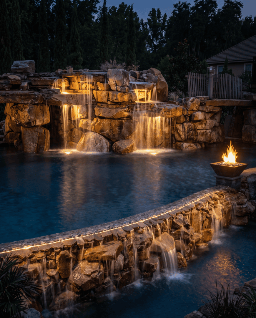 Botanical natural pool