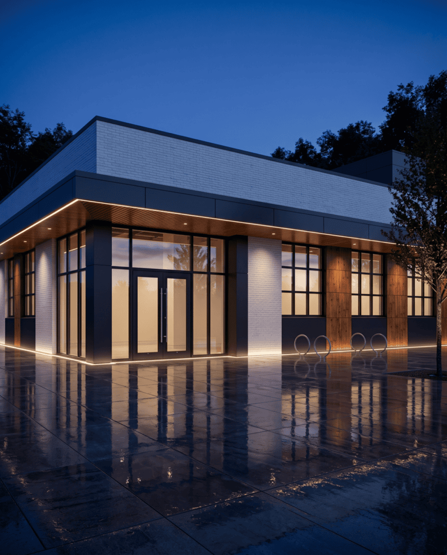 Commercial exterior