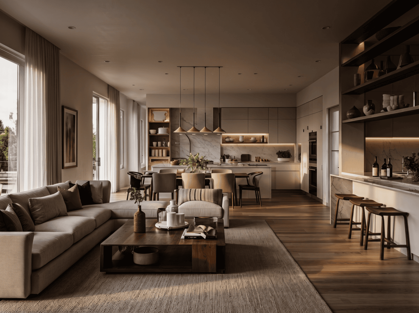 A finished Struxa home interior