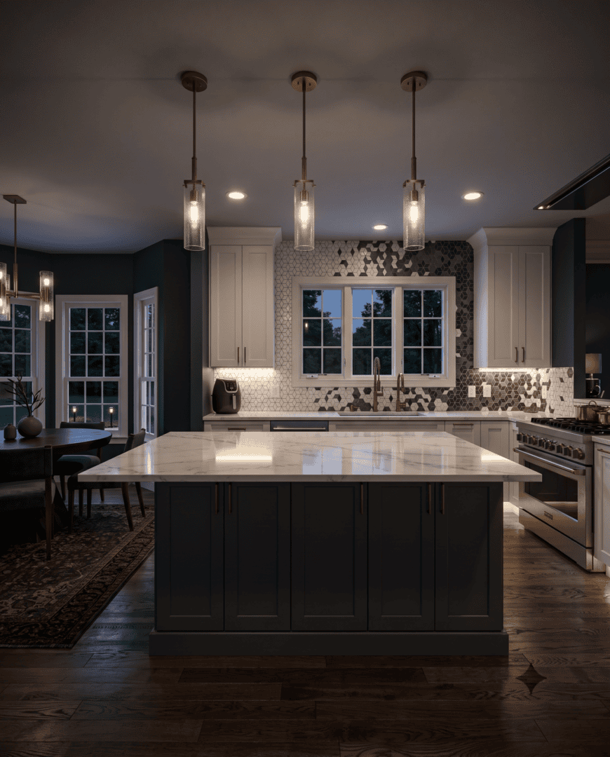 Remodeled kitchen