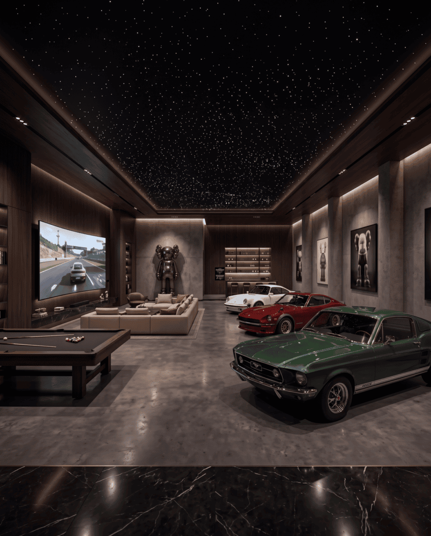 Car display in the open zone