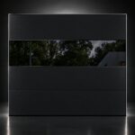 Struxa Flush Glass Steel Garage Door