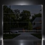Struxa Full-View Mirrored Glass Garage Door