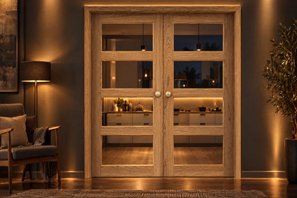Struxa Interior Wood Double Door
