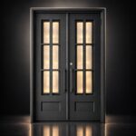 Struxa Wrought Iron Double Entry Door