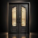 Struxa Wrought Iron Double Entry Door
